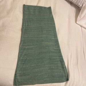 Free People Teal Pencil Skirt